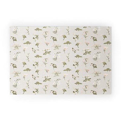 Iveta Abolina Pineberries Botanicals Tan 30" x 20" Welcome Mat - Society6