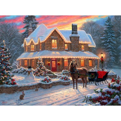 Sunsout Christmas Greetings 1000 pc Christmas Jigsaw Puzzle 52842