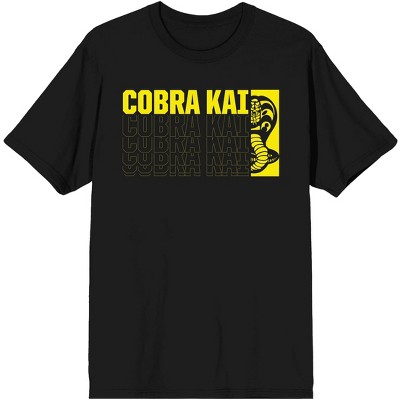 Cobra Kai Men's Black Short Sleeve Tee
