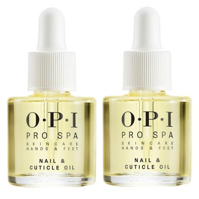 OPI Pro Spa Skincare Hands & Feet Nail & Cuticle Oil (PACK OF 2) 0.27 oz | Helps protect, replenish and strengthen cuticles
