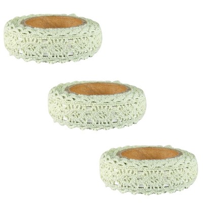 Wrapables Decorative Lace Tape (Set of 3)