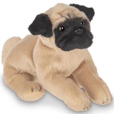 Bearington Pugsly Pug Soft Plush Stuffed Animal Puppy Dog, 13 inch, For Ages 3-14