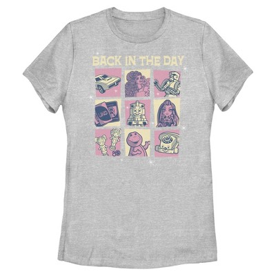 Womens Mattel Retro Classic Toys Back in the Day T Shirt