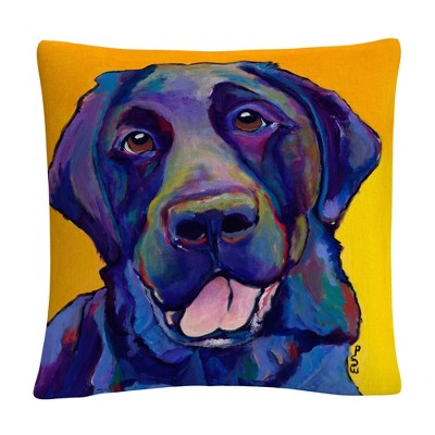 Pat Saunders 16 X 16 Decorative Throw Pillow by Trademark Fine Art