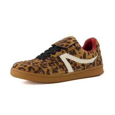 CUSHIONAIRE Women's Astro Retro Sneaker, Lace-Up Design +Memory Foam, Wide Widths Available