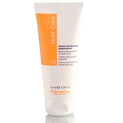 Fanola Nourishing Restructuring Cream (leave-in split end) - 3.38 oz | Leave In Treatment for Hair Split Ends