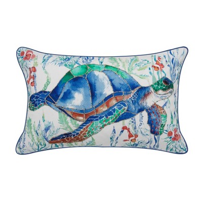 C&F Home Nautical Turtle Accent Pillow Decor