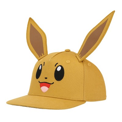 Pokémon Big Face Eevee Youth Brown Snapback Hat