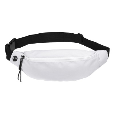Unique Bargains Waterproof Adjustable Strap Ample Storage Fanny Pack for Traveling