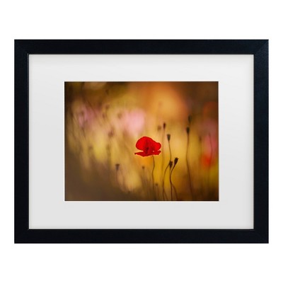 Trademark Fine Art - keren or When I Long For You Matted Framed Art