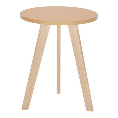 KTMBDW Solid Wood Side Table, Small End Table, Narrow Nightstand Bedside Table for Small Spaces, Bedroom, Living Room, Natural