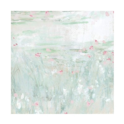 Trademark Fine Art - June Erica Vess  Flooded Meadow I Canvas Art