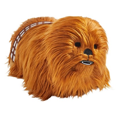 Pillow Pets Small Star Wars Chewbacca Kids' Plush Brown: Faux Fur Novelty Pillow, Star Wars Bedroom Decor