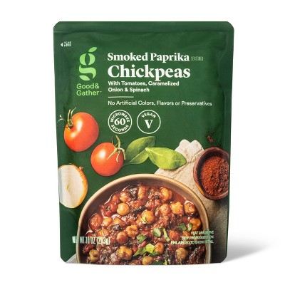 Smoked Paprika Chickpeas Microwavable Pouch - 10oz - Good & Gather™