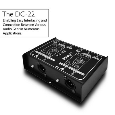 Premium Direct Injection Audio Box for Live Sound with High-Quality Audio Output, Compatible with All Music Devices