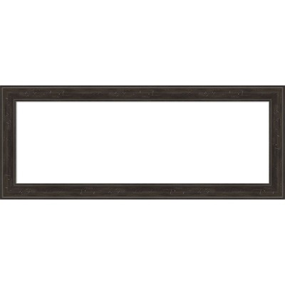 Amanti Art Shipwreck Black Narrow Framed Dry Erase Magnetic Board