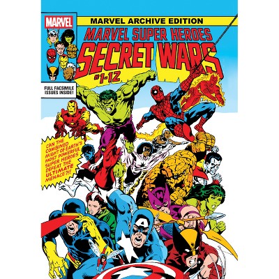 Marvel Archive Edition: Marvel Super Heroes Secret Wars Gallery Edition Mike Zeck Original First Issue Cover - by  Jim Shooter (Hardcover)