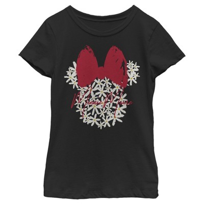 Girl's Disney Flower Minnie T-Shirt