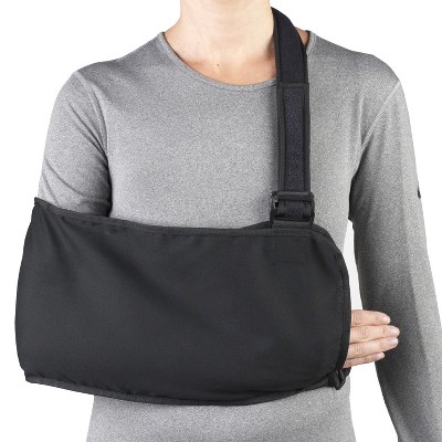 OTC Shoulder Immobilizer, Left or Right Arm, Lightweight, Black