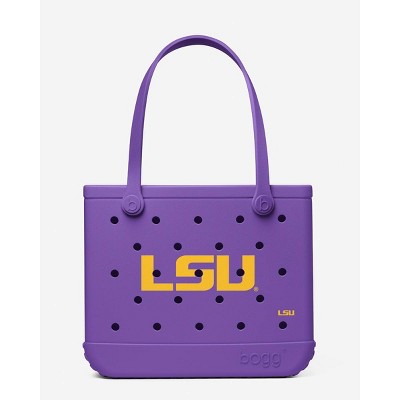 NCAA LSU Tigers Bogg Bag: Sports Logo Vinyl Shoulder Handbag