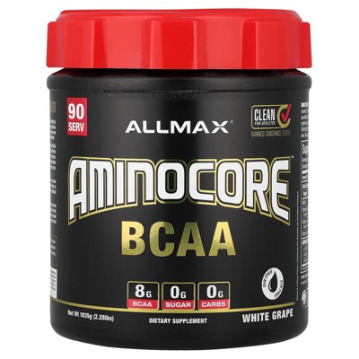 ALLMAX AMINOCORE™ BCAA, White Grape, 2.1 lbs (945 g)