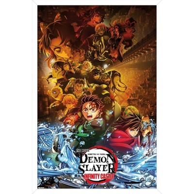 Trends International Demon Slayer: Infinity Castle (2025) - Group Key Art Framed Wall Poster Prints