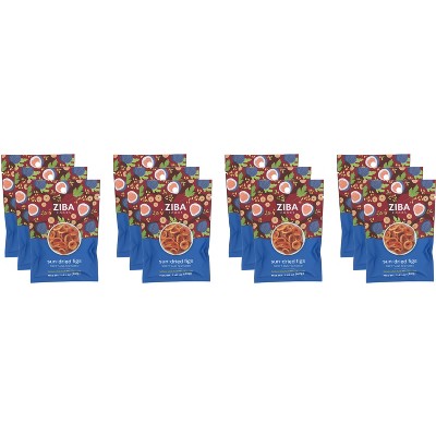 Ziba Foods Fruit Sun Dried Fig - Pack of 12 - 1.41 oz