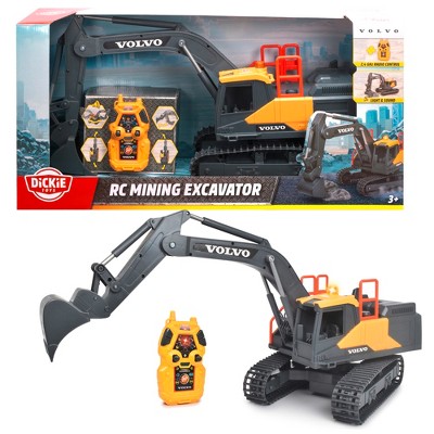 Dickie Toys RC Volvo Excavator 23" Remote Control Light Sound Kids 3+
