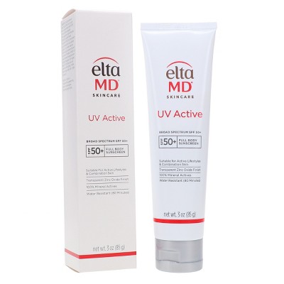 EltaMD UV Active Broad Spectrum SPF 50+ Full Body Sunscreen 3 oz