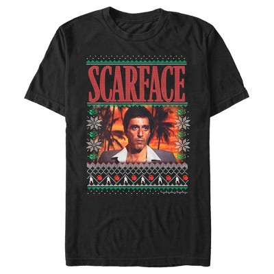Men's Scarface Tony Ugly Christmas Sweater T-Shirt