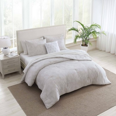 8pc Art of Palms Bedding Set Light Gray - Tommy Bahama