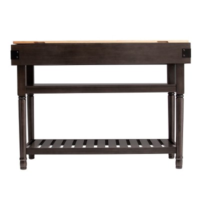 Waysmere Stationary Kitchen Island - Brown - SEI