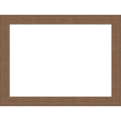 Amanti Art Alta Brown Grey Framed Dry Erase Magnetic Board