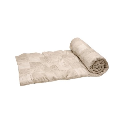 EY Essentials Pia Natural Accent Throw Blanket