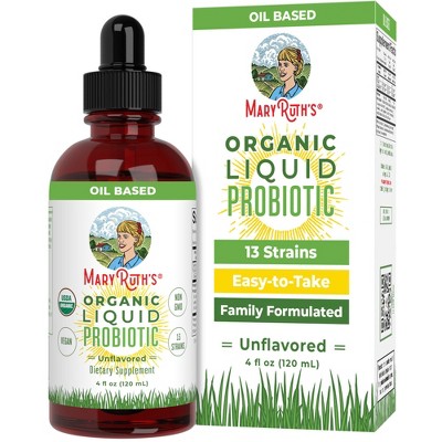 MaryRuth's Probiotic Drops, Unflavored, Org, 4 oz