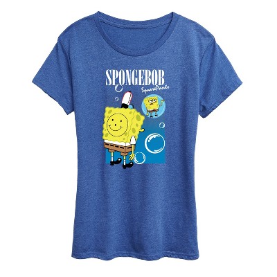 Women's - Spongebob Squarepants - Bubbles Short Sleeve Graphic T-Shirt