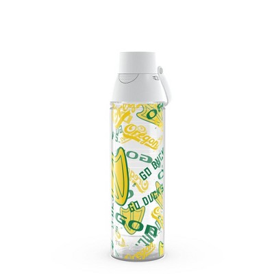 NCAA Oregon Ducks Tervis All Over Venture Water Bottle - 24oz: Flip-Top Lid