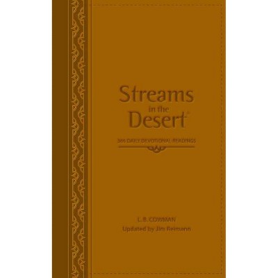 Streams in the Desert - by  L B E Cowman & Jim Reimann (Leather Bound)