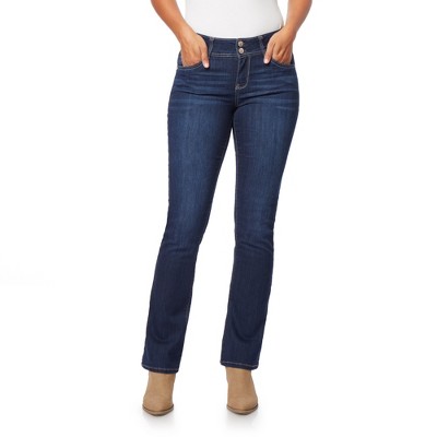 WallFlower Women's Ultra Slim Bootcut Mid-Rise Insta Soft Juniors Jeans