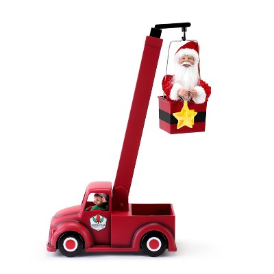 Mr. Christmas 43" Santa Claus Cherry Picker Animated Musical Christmas Decoration