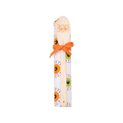 C&F Home Boo Eyeball Towel & Spoon Gift Bundle Set of 2