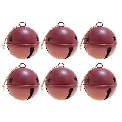 Haute Décor 6pc Jingle Bell Christmas Tree Ornament