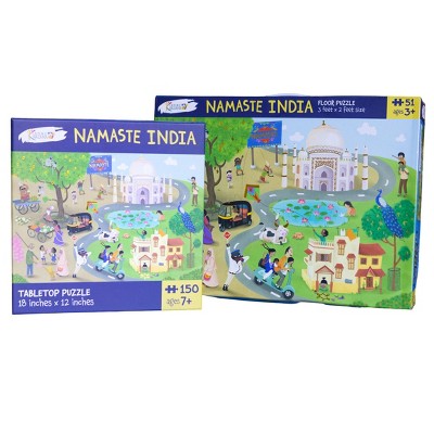 Kulture Khazana Namaste India Puzzle Set - 2pk