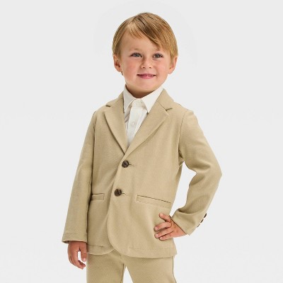 Toddler Boys' Knit Blazer - Cat & Jack™ Khaki