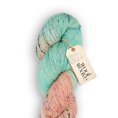 Woolweave Fingering Yarn - Hand Dyed Variegated Yarn - 75% Merino Wool & 25% Polyamide, 438 Yards, 100g - Bonnie Blooms