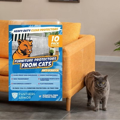 Panther Armor Cat Couch Protector, Anti Scratch Clear Sofa Cat Tape Cover - Variety of Packs, Sizes