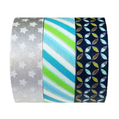 Stars & Stripes Japanese Washi Masking Tape (Set of 3)