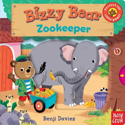 Bizzy Bear: Zookeeper - (Board Book)