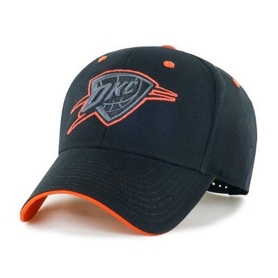 NBA Oklahoma City Thunder Black Money Maker Mesh Hat: Adjustable Snapback, Team Logo
