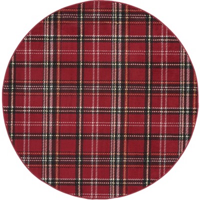 Nourison Grafix Contemporary Plaid Area Rug